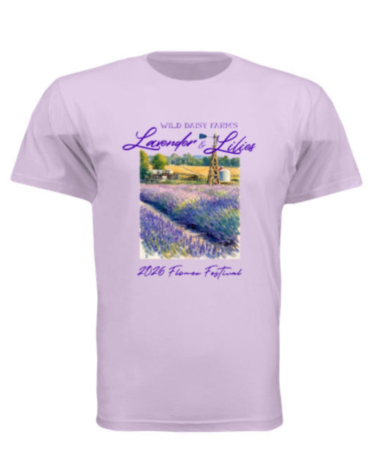 Lavender & Lilies Festival T-shirt