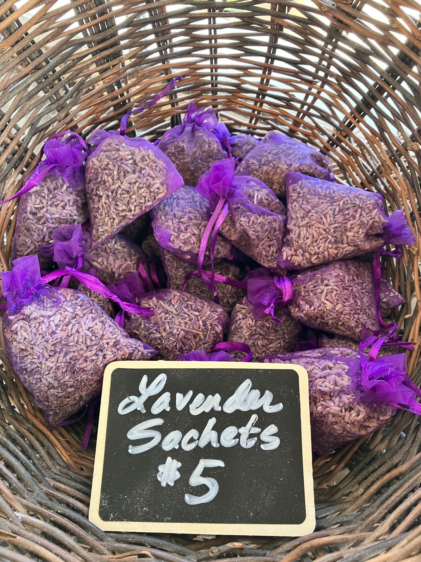 Dried Lavender Sachets